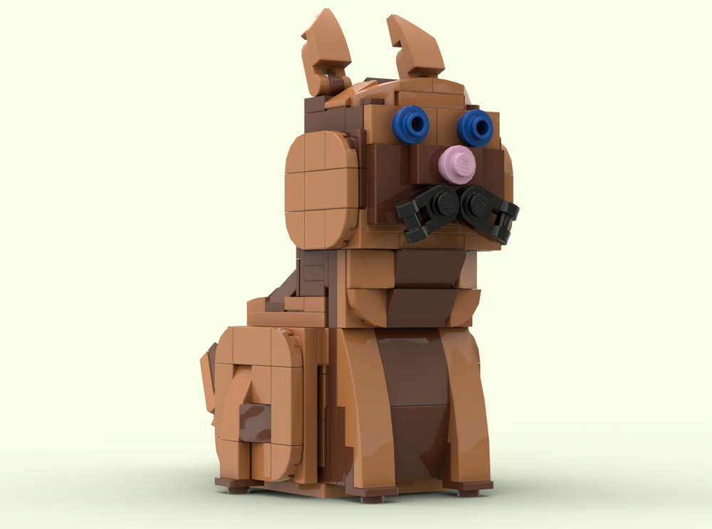 Lego Cat brown