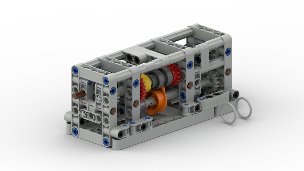 Lego 4-speed Automatic Gearbox (Updated Version)