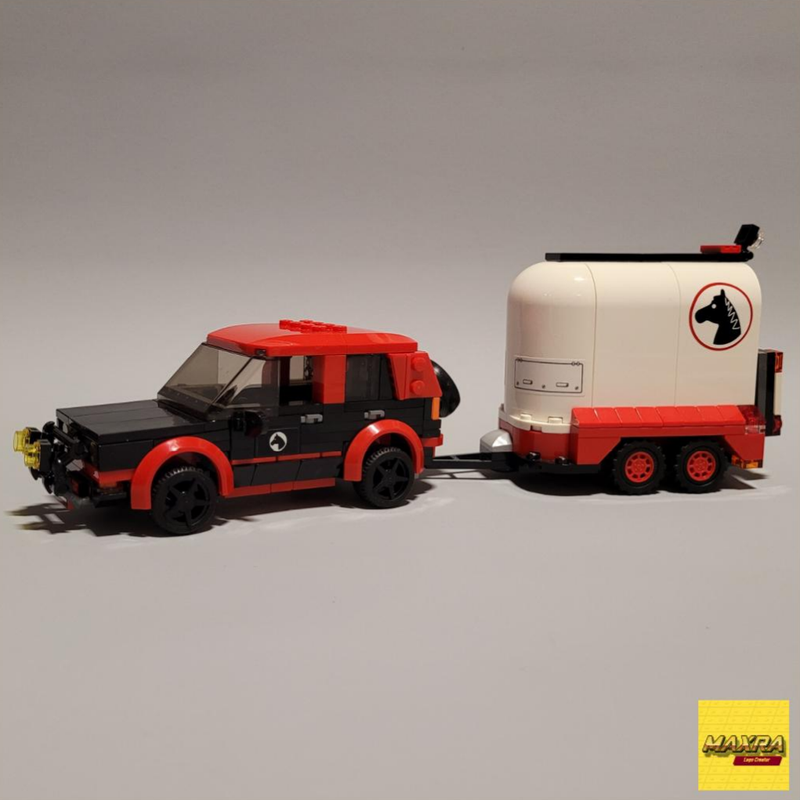 Lego VW Golf Country Syncro 4x4(Horse Trailer Ver) & Horse Trailer