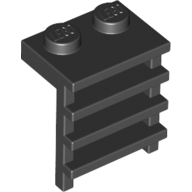 Lego Plate Special 1 x 2 with Ladder / Black