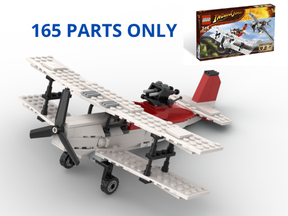 Lego 7198 Indiana Jones' Stampe SV.4 Biplane