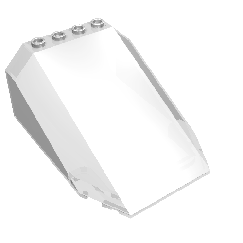 Lego Windscreen 8 x 6 x 3 Wedge / Trans-Clear