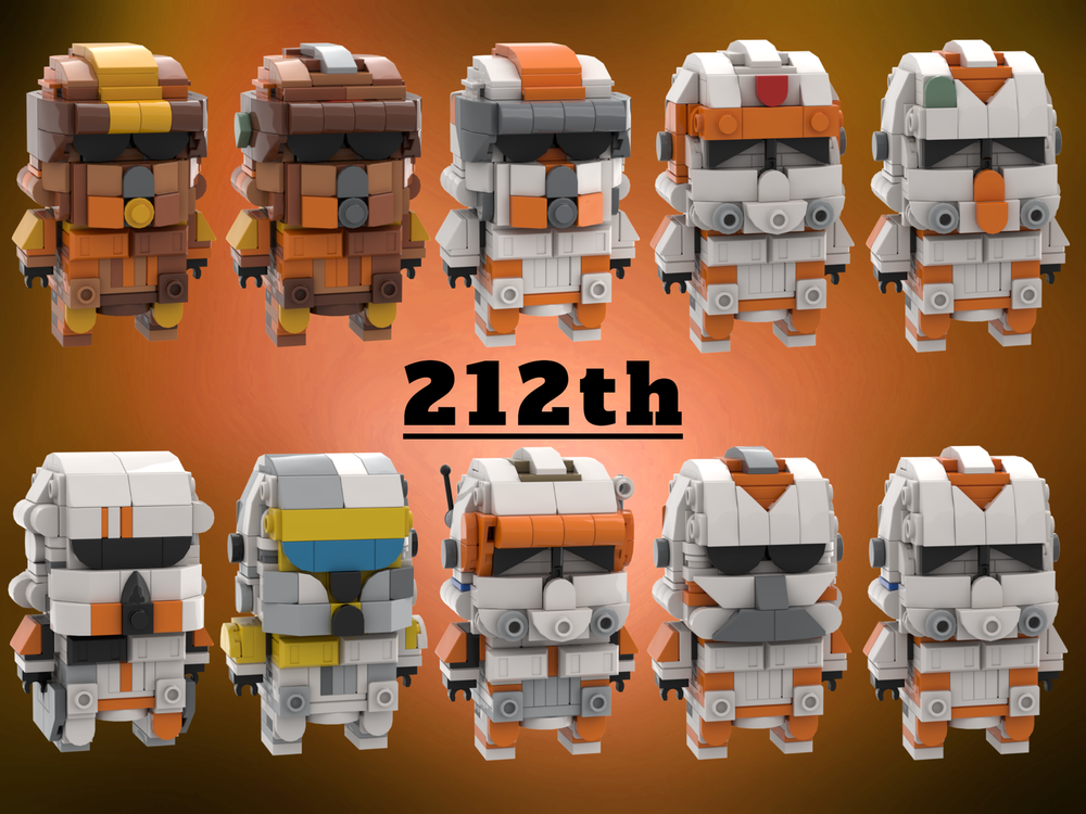 Lego 212th Battalion Brickheadz BUNDLE