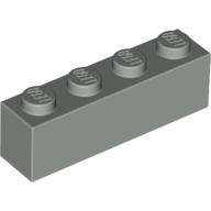 Lego Brick 1 x 4 / Light Gray
