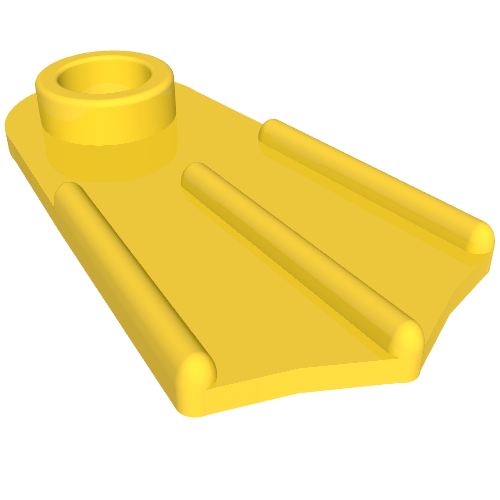 Lego Minifig Footwear Flipper [Thin] / Yellow