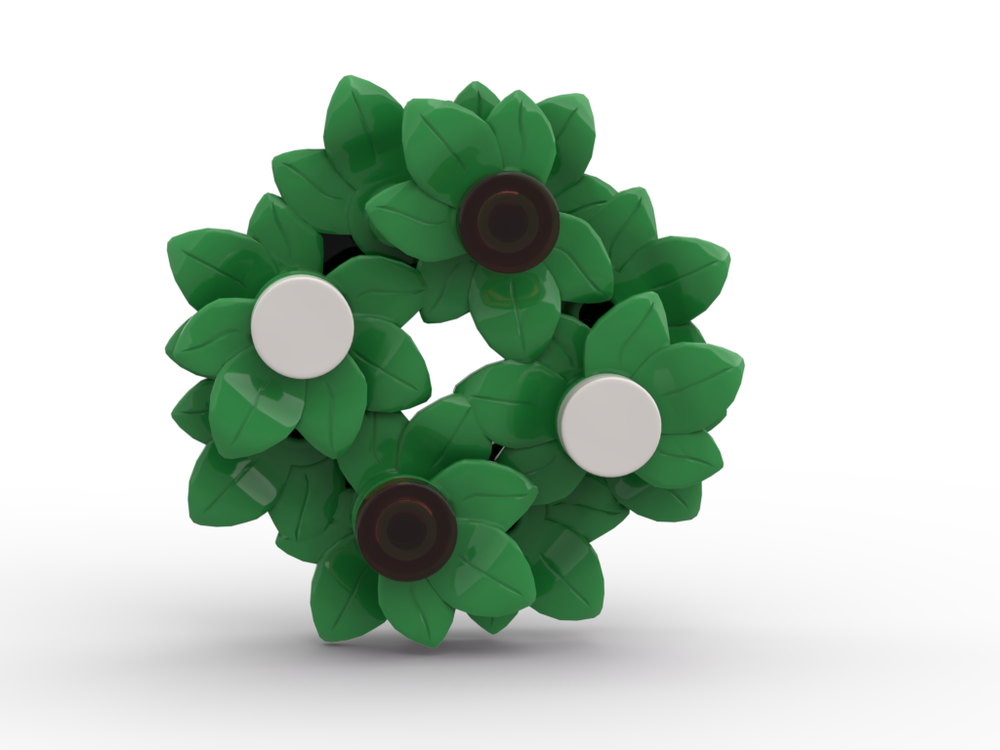 Lego Simple Christmas Wreath