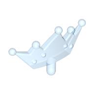 Lego Headwear Accessory Crown / Tiara / Trans-Medium Blue