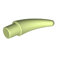 Lego Animal Body Part, Barb / Claw / Tooth / Talon / Horn, Small / Yellowish Green