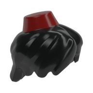 Lego Hair and Hat, Dark Red Fez / Black