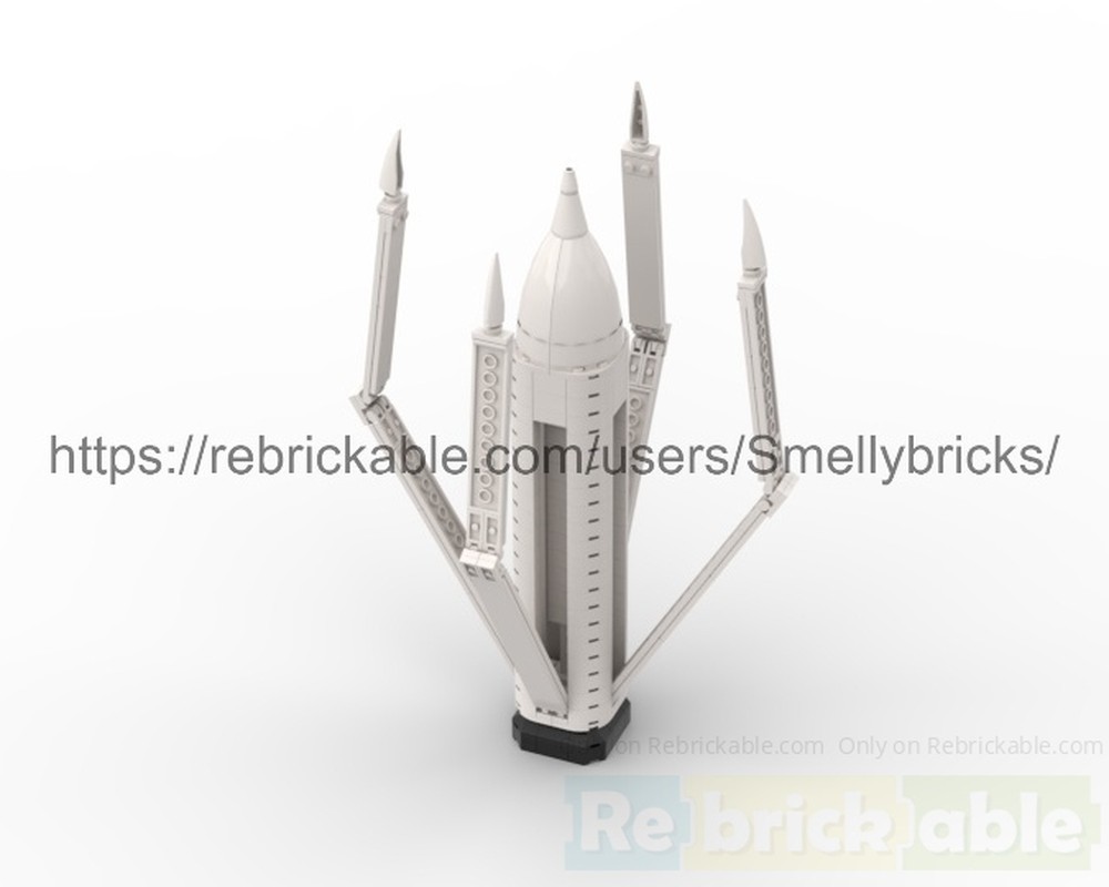 Lego Force field penetration missile