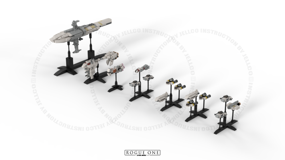 Lego UltraMicro size Battle of Scarif : Raddus' FLEET