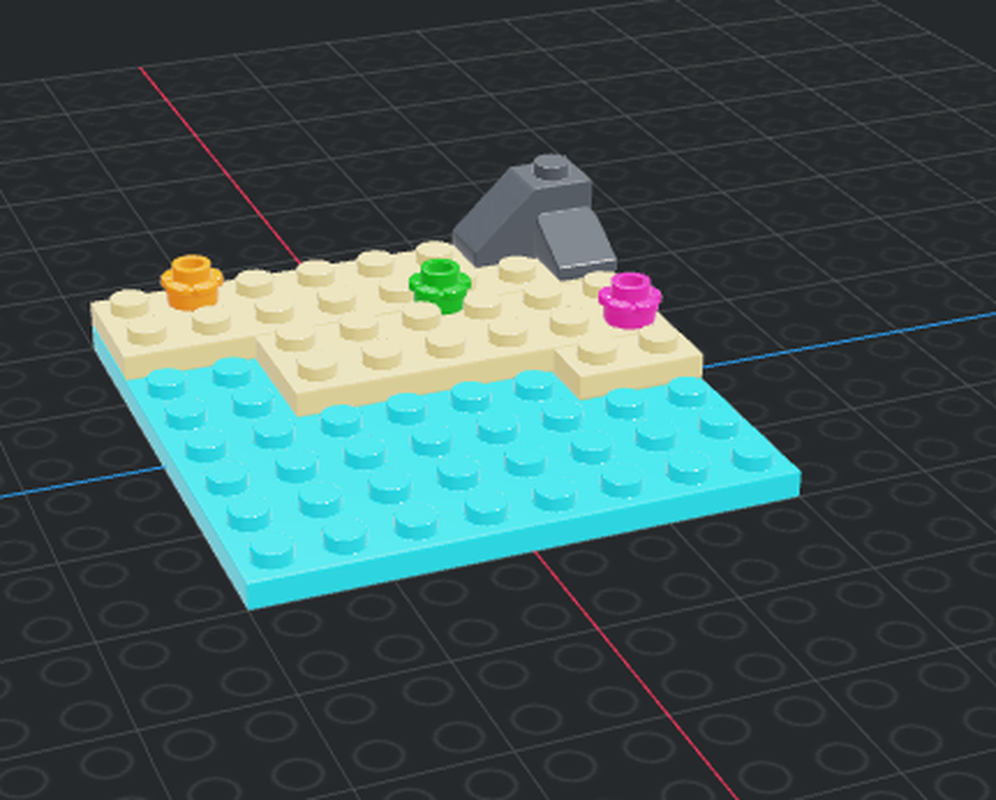 Lego Nano Beach