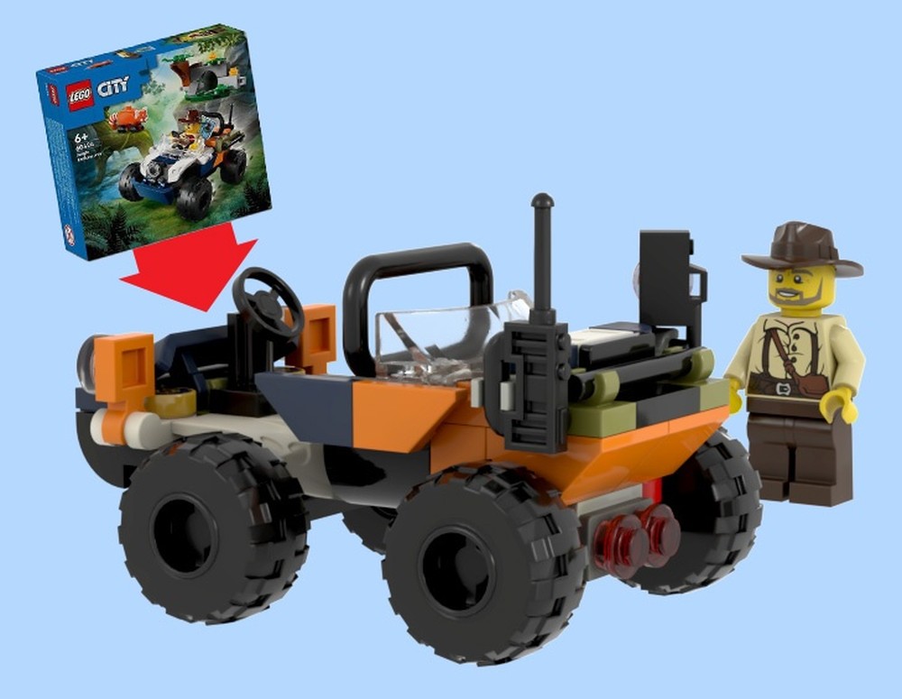 Lego Alt Build 60424 Jungle Explorer. (Swamp Hopper)