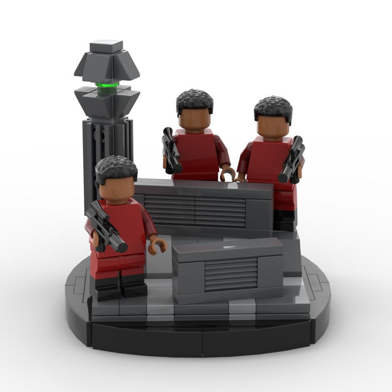 Lego Tipoca City Training Room Diorama (Updated)
