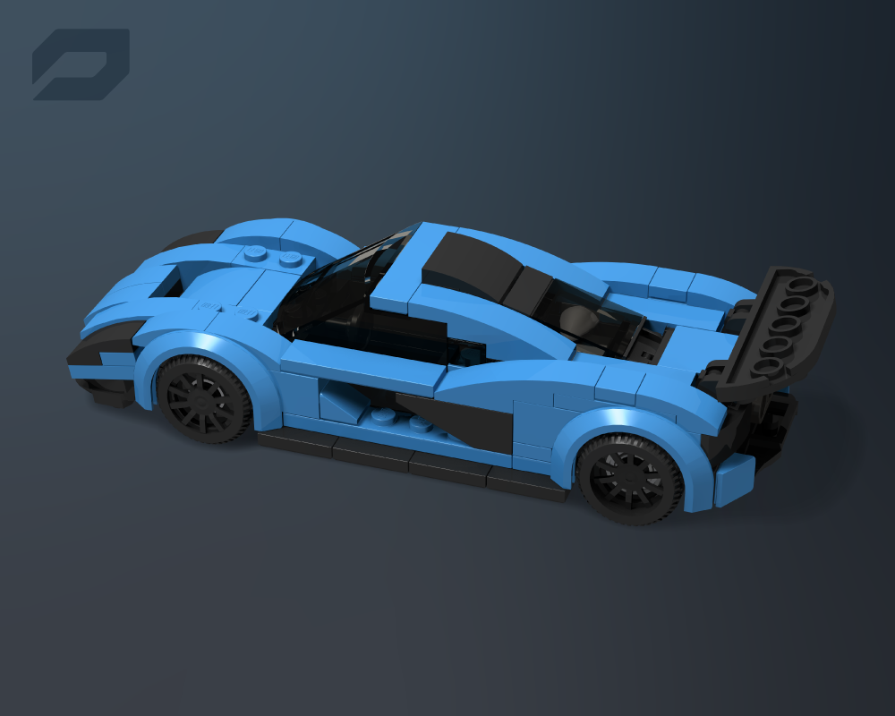 Lego McLaren P1 LM (City Scale) Dark Azure