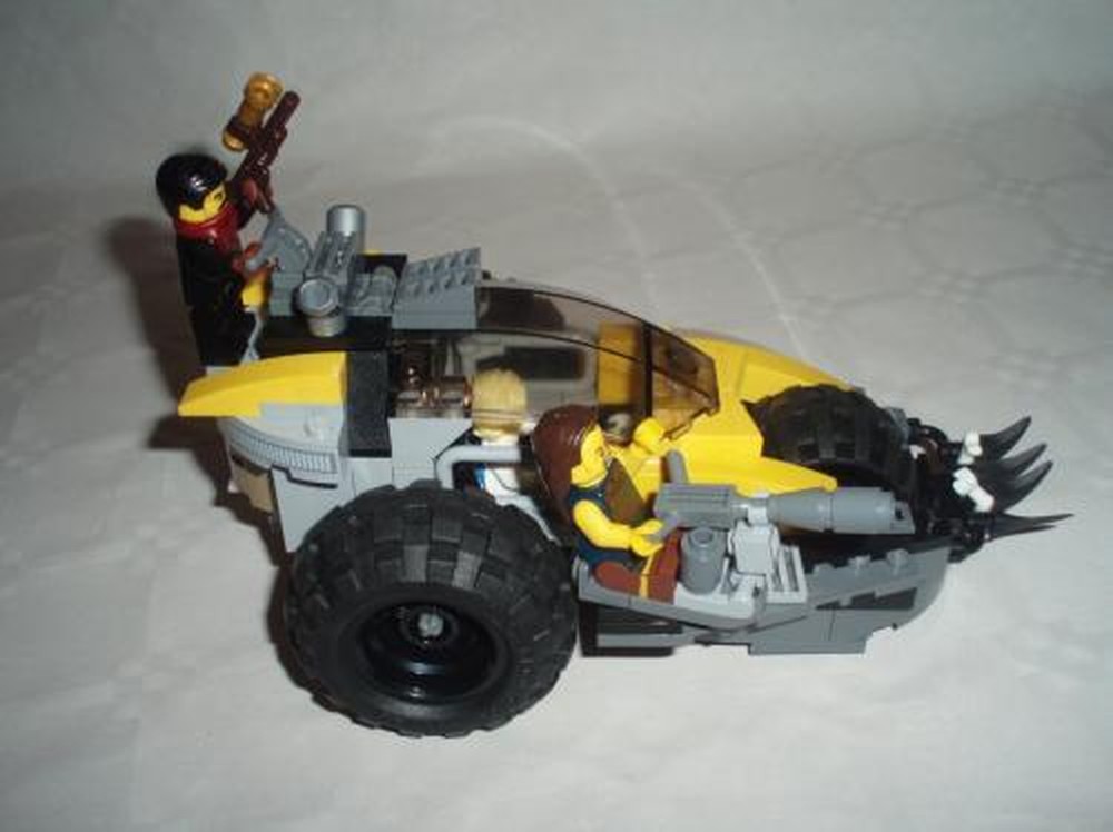 Lego Post Apocalyptic Three-wheeled Bike