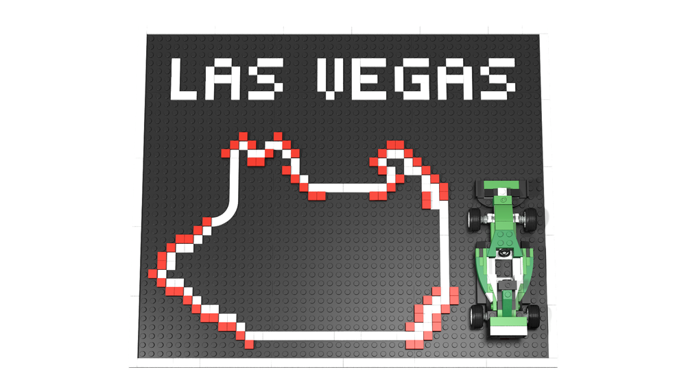 Lego las vegas circuit map
