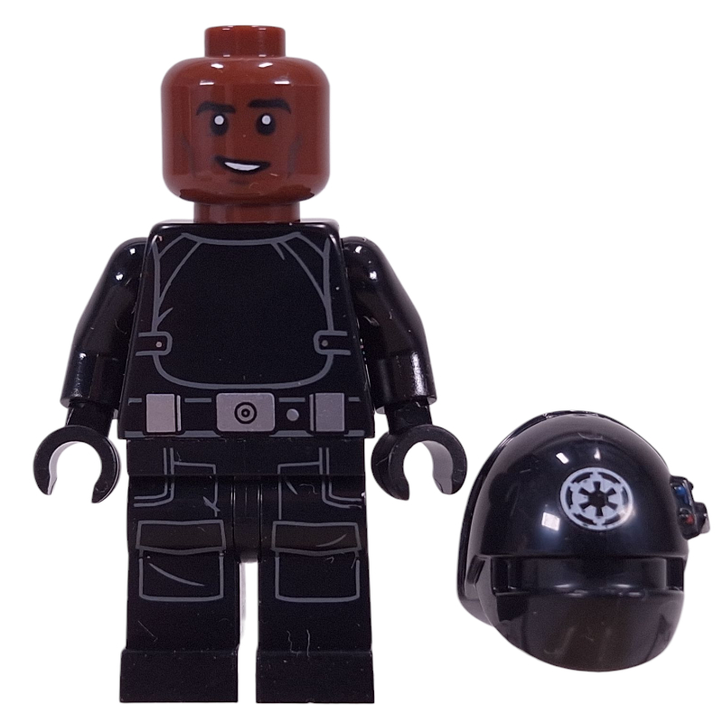 Lego Imperial Gunner, Reddish Brown Head