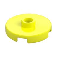 Lego Plate Special Round 2 x 2 with Center Stud (Jumper Plate) / Vibrant Yellow