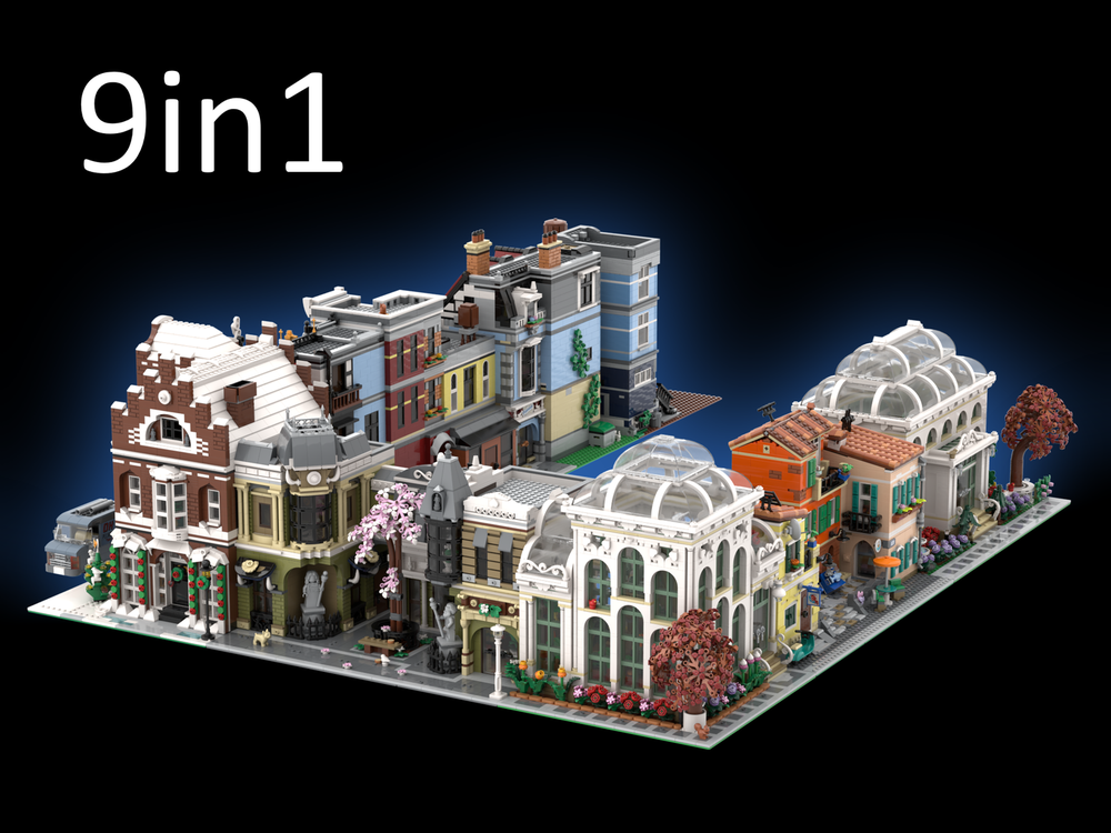 Lego 9in1 Modular Alternative Builds 2025