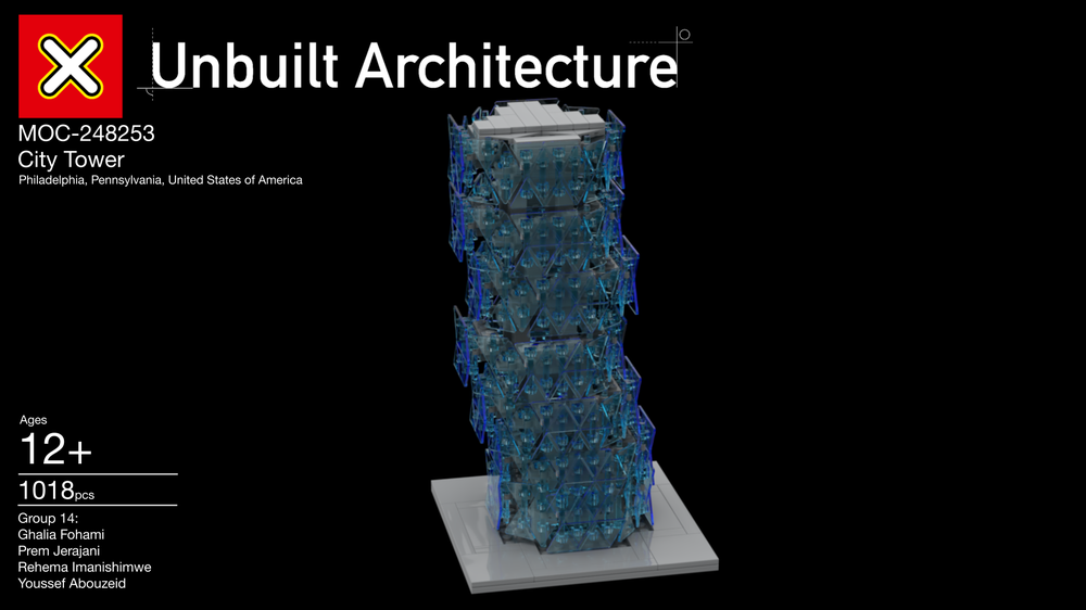 Lego Unbuilt Architecture: City Tower