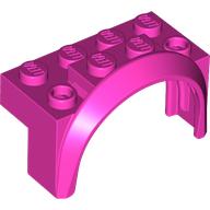 Lego Wheel Arch, Mudguard 4 x 2 x 2 1/2 / Dark Pink