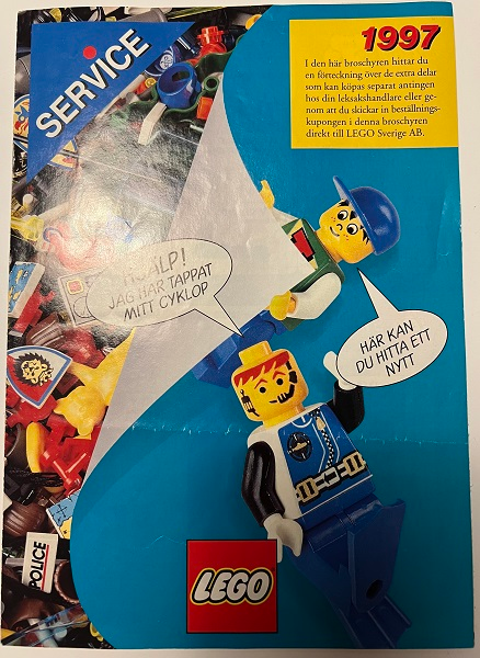 Lego 1997 Medium Service Packs Swedish
