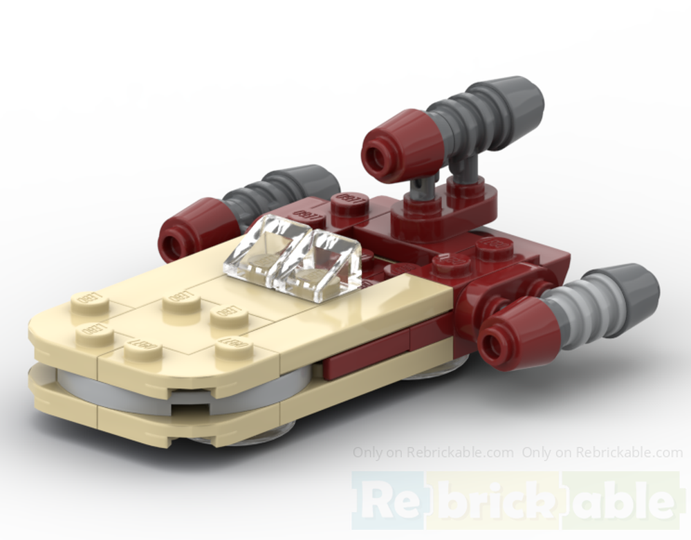 Lego Minifigure Scale Luke's Landspeeder