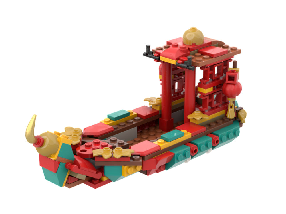 Lego Riverboat (75550-1 Minions Kung Fu Battle Alternate Build)