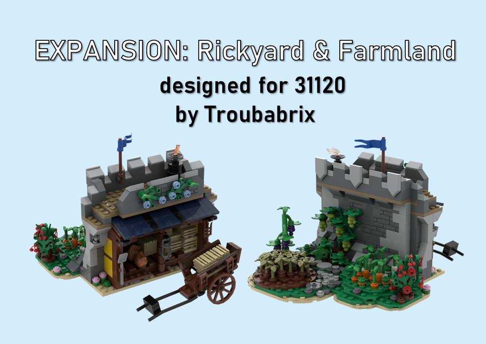 Lego 31120 Expansion: rickyard & farmland