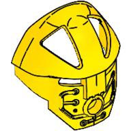 Lego Large Figure Mask Komau (Turaga) / Yellow