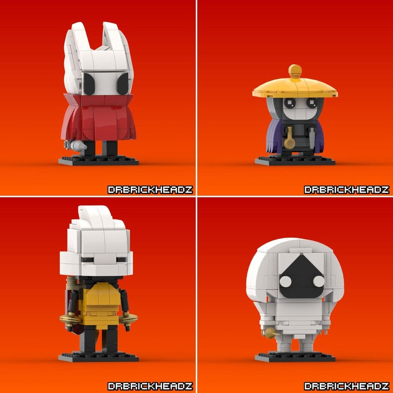 Lego "Hollow Knight: SIlksong" Brickheadz Bundle