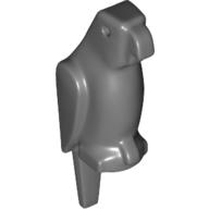 Lego Animal, Bird, Parrot [Plain] / Dark Bluish Gray