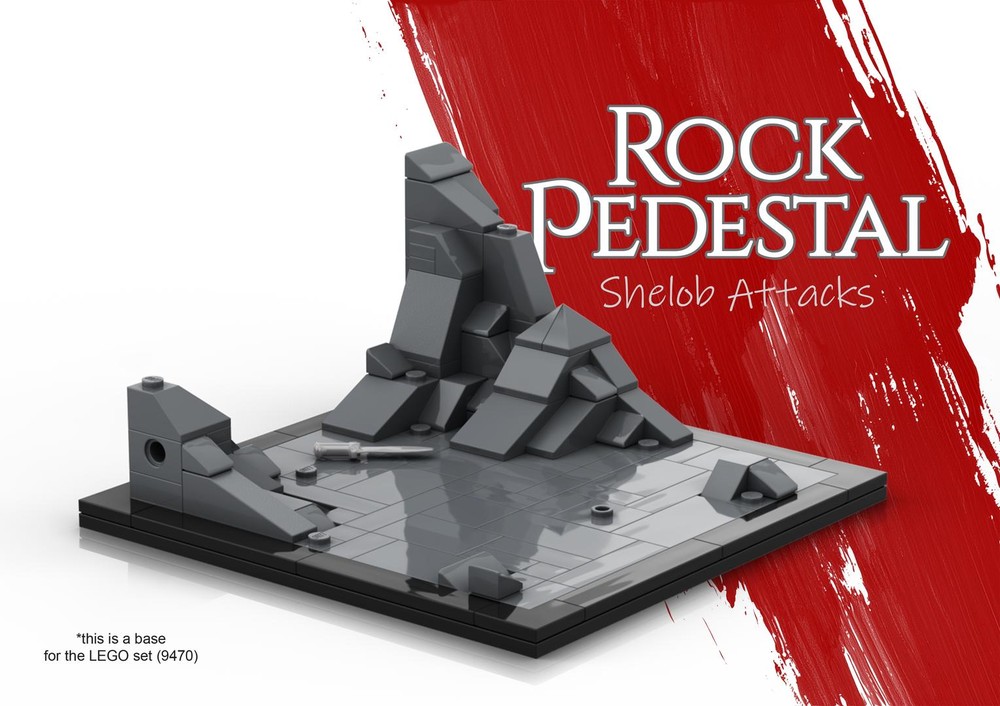 Lego ROCK PEDESTAL (Shelob Attacks)