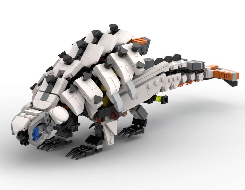 Lego Rollerback and Apex Rollerback from Horizon Forbidden West