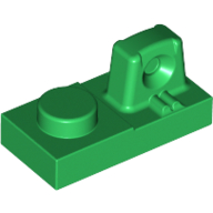 Lego Hinge Plate 1 x 2 Locking with 1 Finger On Top / Green