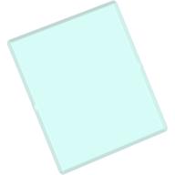 Lego Glass for Window 4 x 4 x 3 Roof / Trans-Light Blue