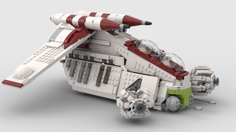 Lego Republic attack Gunship (The clone wars Version)