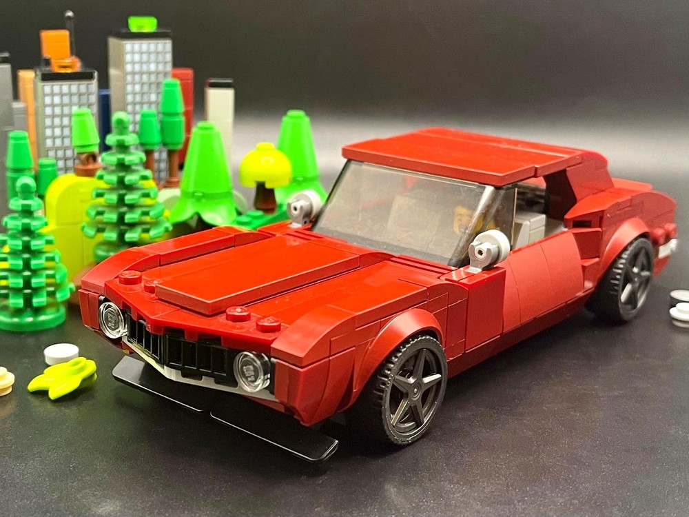 Lego 1968 Bowtie Camaro SS - Dark Red