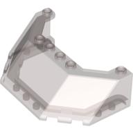 Lego Windscreen 5 x 8 x 2 / Trans-Brown