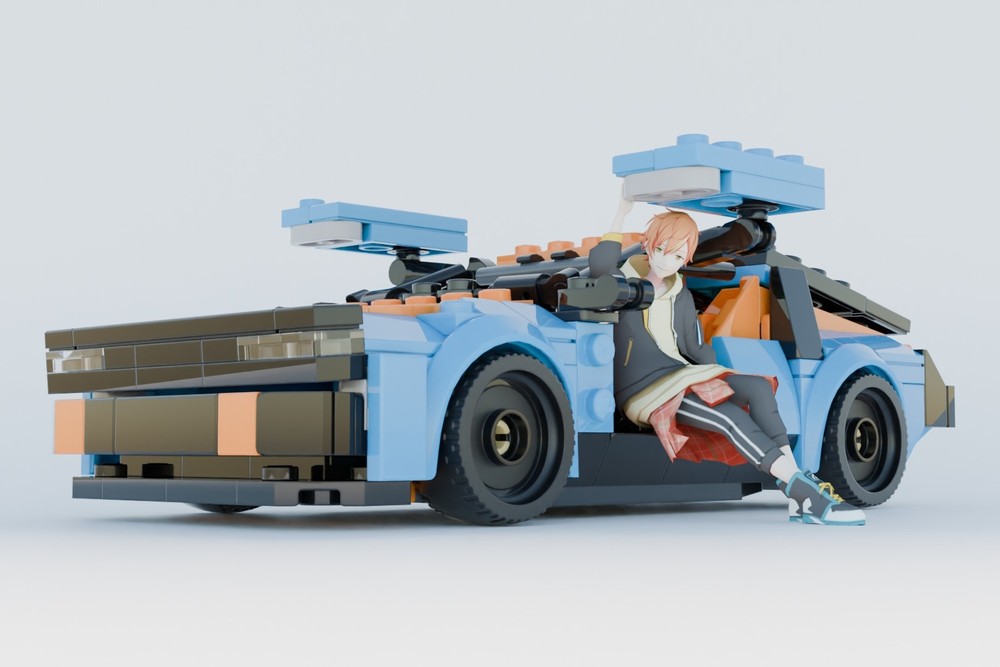 Lego 77238 Delorean DMC-12