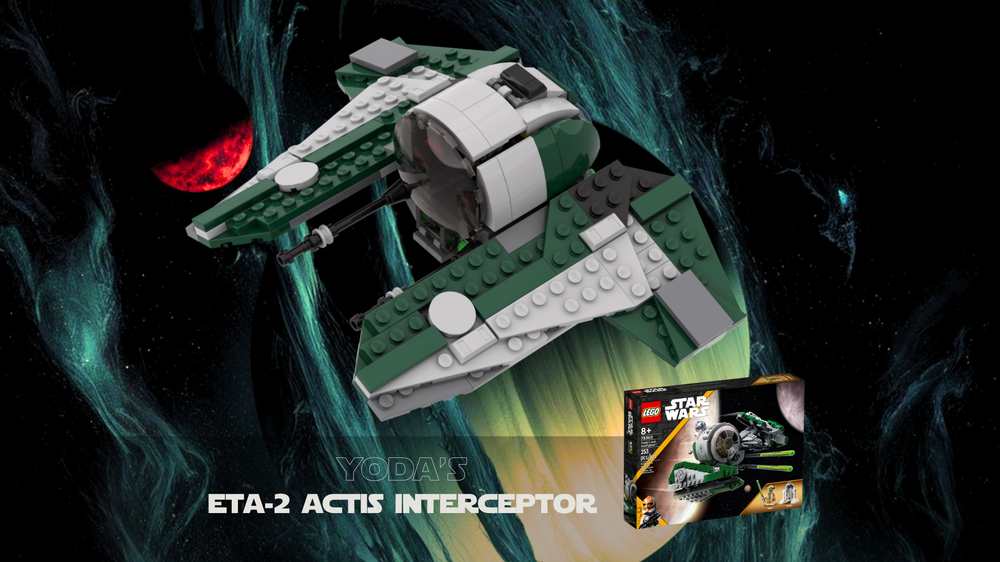 Lego Yoda's ETA-2 Actis Interceptor - 75360 alternative