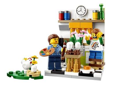 Lego Painting Easter Eggs