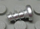Lego Electric, Motor with Boat Propeller - Metal Locking Screw / Metallic Silver