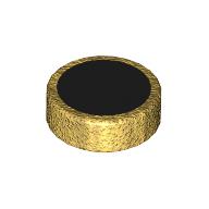 Lego Tile Round 1 x 1 with Large Black Dot Print