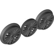 Lego Train Wheel RC Train [Set of 3] / Black