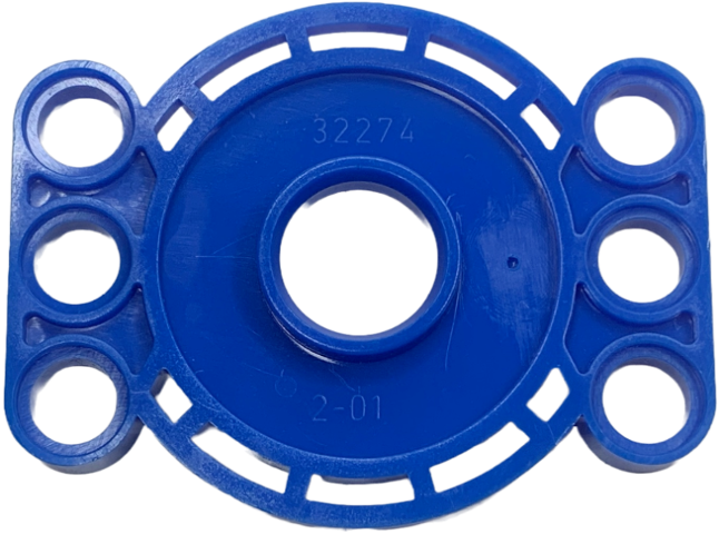 Lego Technic Turntable 4 x 6, Top / Blue