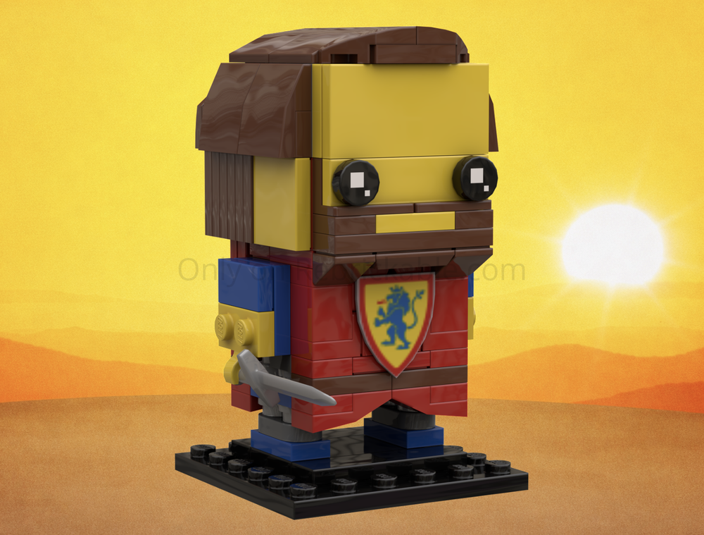 Lego Lion knights swordsman Brickheadz