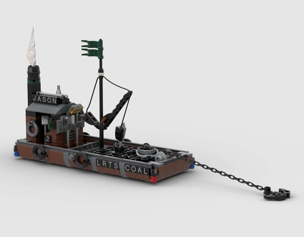 Lego Brickticks Marine Engineering Self-Propelled LRTS Coaling Barge Number 2 Jason