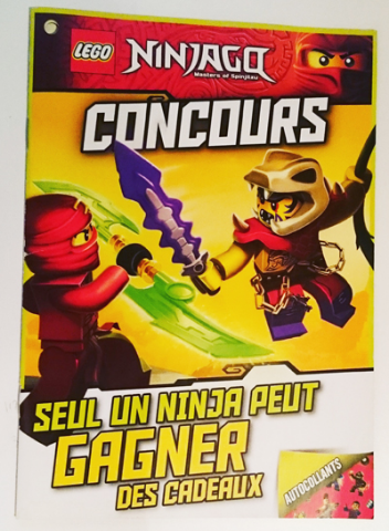 Lego 2015 Ninjago Promotion with Sticker Sheet, French (25103520_FR)